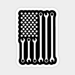 Wrench Flag Magnet