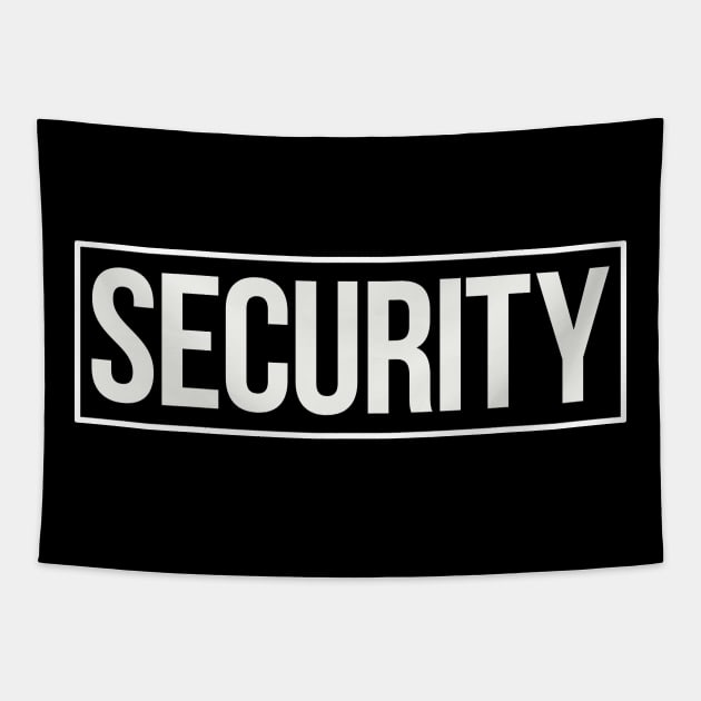 Security Guard Uniform Tapestry by One Way Or Another