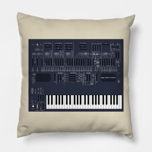 ARP 2600 - White/Blue - With Keyboard Pillow