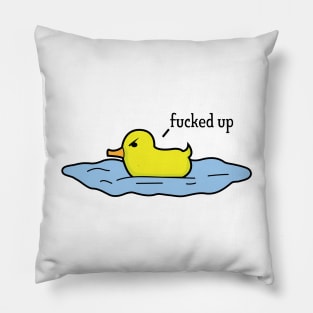 duck as a state of mind Pillow