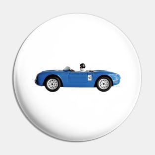 Blue Toy Car Pin