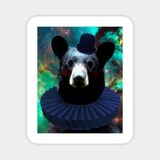 Clown Bear in Space Magnet