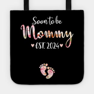 Soon To Be Mommy Est 2024 For Mom Pregnancy Tote