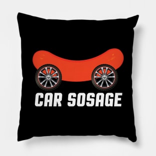 Car Sosage Funny Pillow