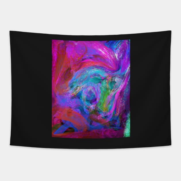 Trippy vortex Tapestry by Joelartdesigns