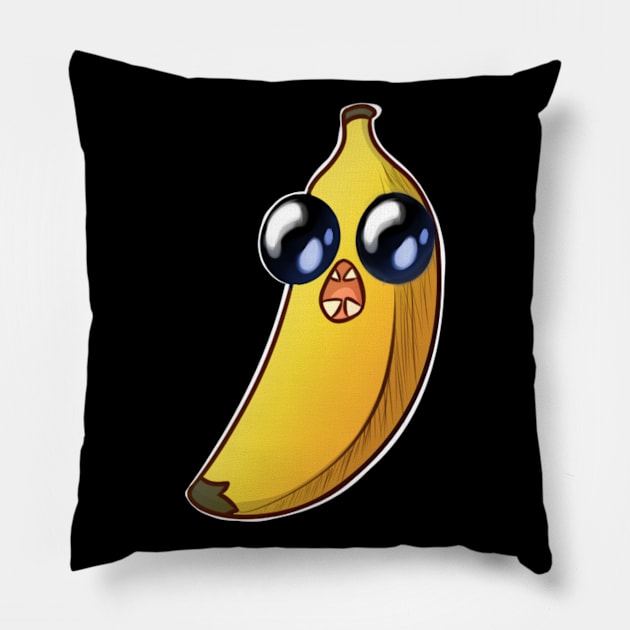 Screaming banana Pillow by Yokomany