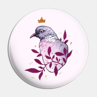 The Queen Dove Pin
