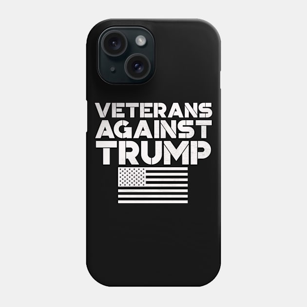 Veterans Against Trump Typography Design Phone Case by StreetDesigns