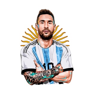 The Maestro's Legacy: A Portrait of Lionel Messi T-Shirt