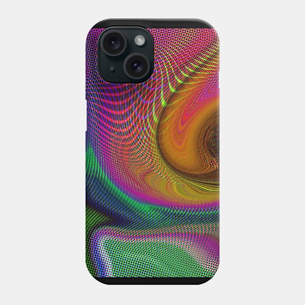 Swirl Wave BH-048 Phone Case by 916art