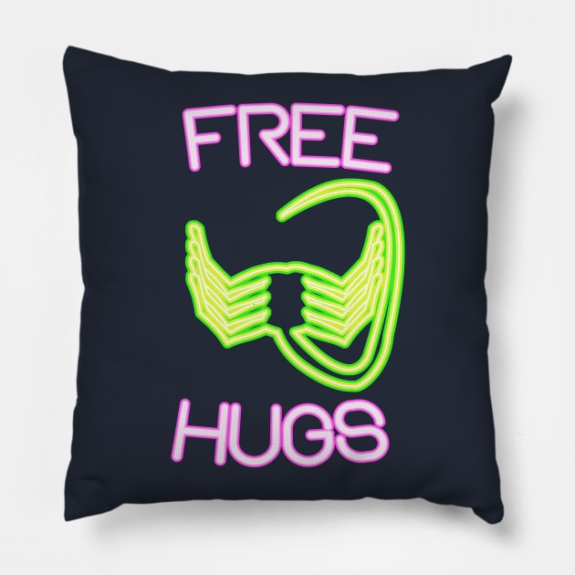 Alien: Free Hugs Pillow by TipToeTee