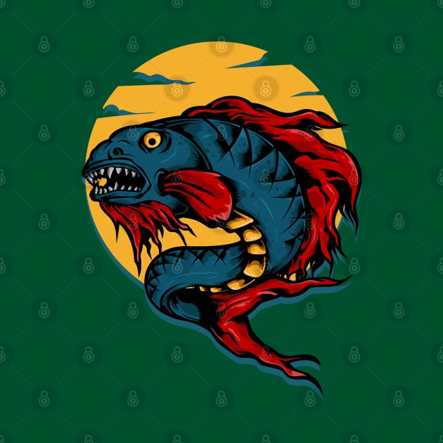 fish monster by Mako Design 