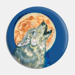 Howling to the Moon Pin