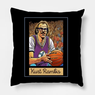 Kurt Rambis Vintage Style Pillow