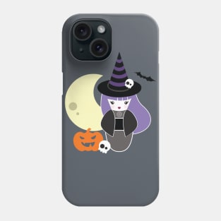 Halloween Witch Kokeshi Phone Case