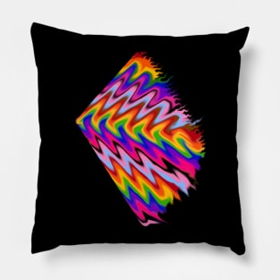 Abstract rainbow 2nd Pillow