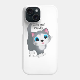 Cat - Cuddly and Cute Like A Cactus Phone Case