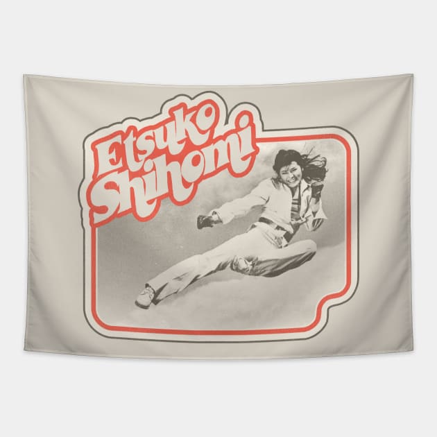 Etsuko Shihomi / Sister Street Fighter Tapestry by darklordpug