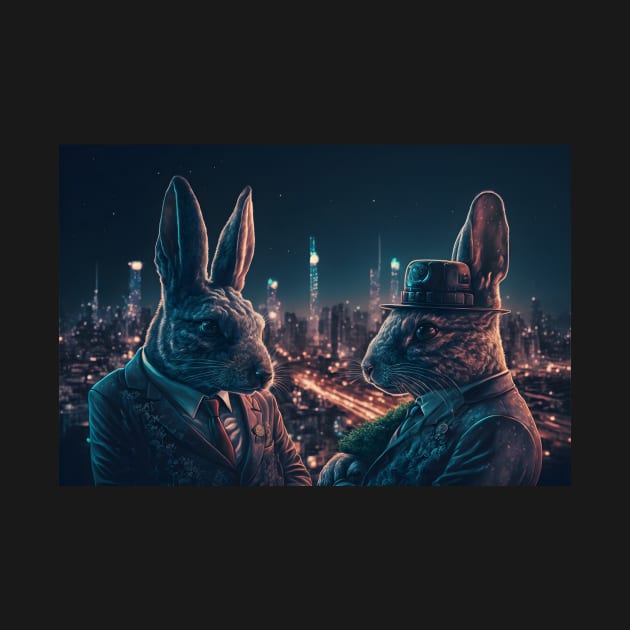 Rich Rabbitos by AiArtPerceived