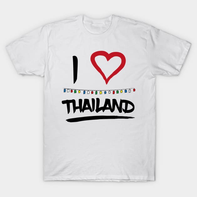 MrTeee I Love Bangkok Thailand Fullmoon Party Gift Women's T-Shirt