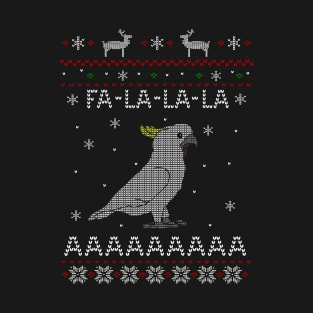 FA LA LA Ugly Christmas Sulphur Cockatoo T-Shirt