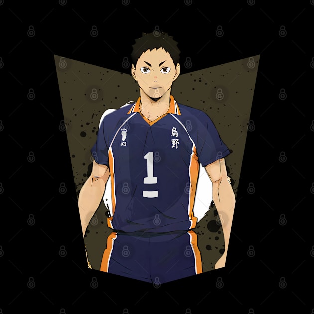 Haikyuu!!: Daichi Sawamura Ink Design by InalZ