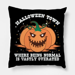 Halloween Town Pumpkin Pillow