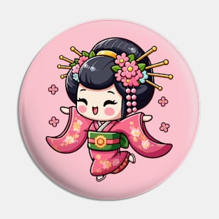 Run Geisha Run! Pin