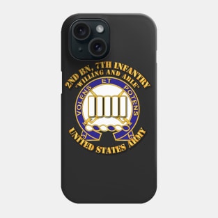 2nd Bn, 7th Infantry - Willing and Able Phone Case