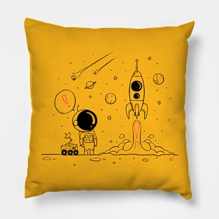 Space Rocket Pillow