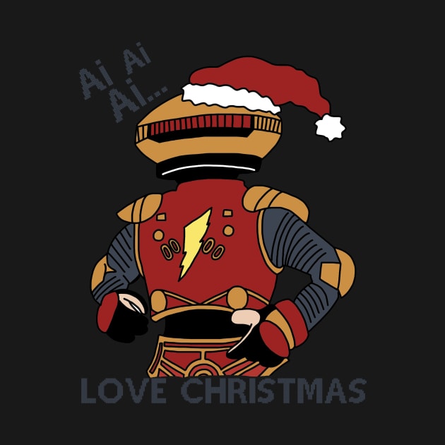 Power Rangers - Alpha 5 "Ai Ai Ai Love Christmas" by SimplePeteDoodles