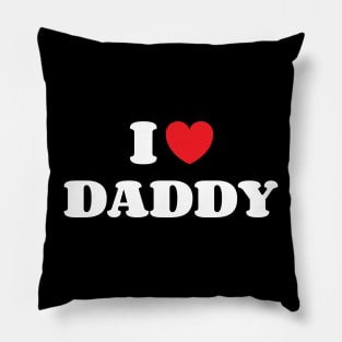 I Heart Daddy v2 Pillow