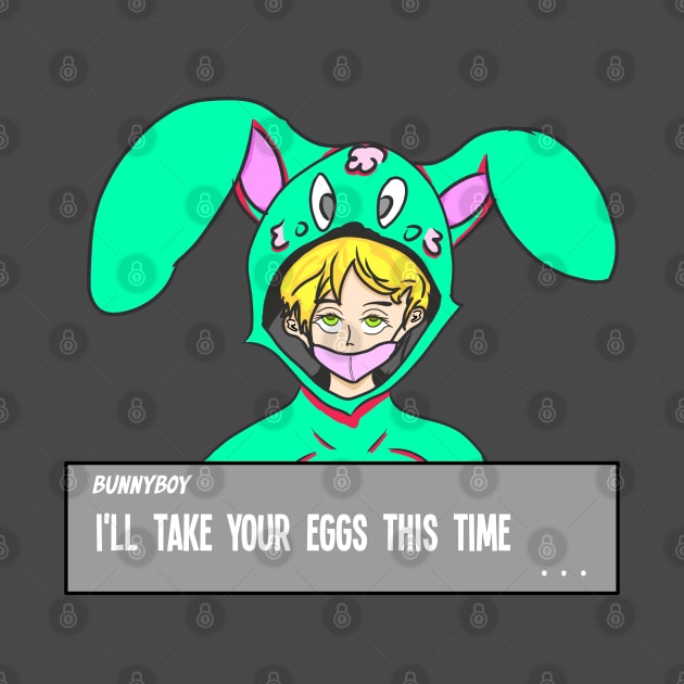 Easter Eggs Bunnyboy Gaming RPG Style by HCreatives