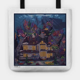 A Wizard's Underwater Abode Tote