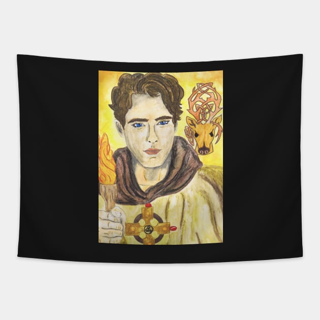 Aidan of Lindisfarne Tapestry by MaureenMarlowe