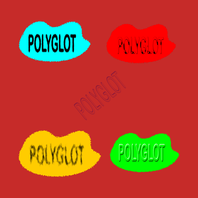 Polyglot, multilingal person gift by VISUALIZED INSPIRATION