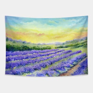 Lavender Fields of Kent Tapestry