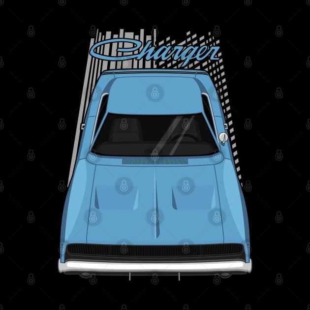 Dodge Charger 1968 - Light Blue by V8social