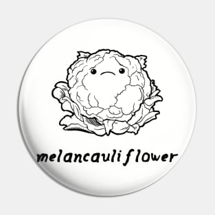 Melondrama: Melancauliflower Pin