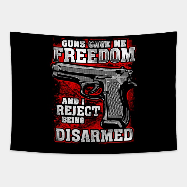 Gun control - freedom disarmed Tapestry by artística