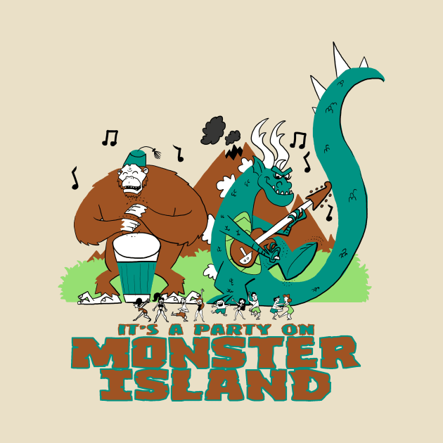 Party on Monster Island by Tom Krohne