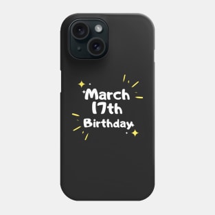 famous March 17th Birthday, St. Patrick's Irish Day gift for boyfriend Phone Case