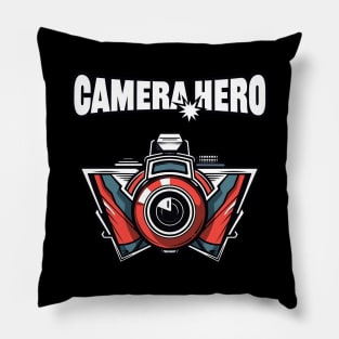 Camera Hero – Super Hero Photographer Pillow