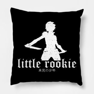 Danmachi season 4 anime characters white bell cranel or little rookie silhouette Pillow