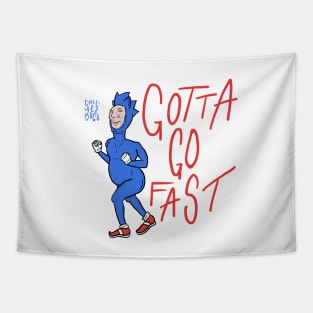 Gotta Go Fast Tapestry