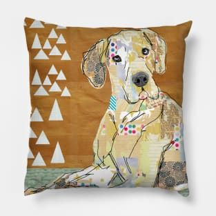 Great Dane Collage Pillow