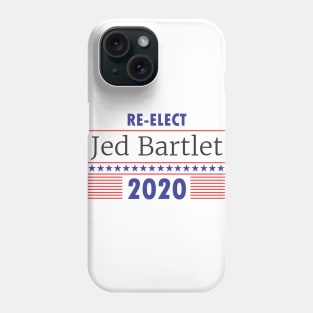 Re-Elect Jed Bartlet (Stars and Stripes) Phone Case
