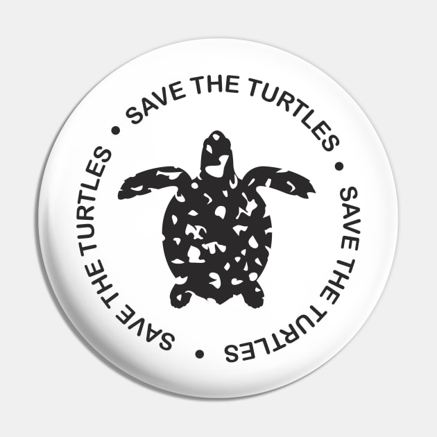 Save The Turtles Pin by Satic