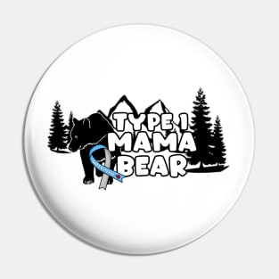 Type 1 Mama Bear Pin