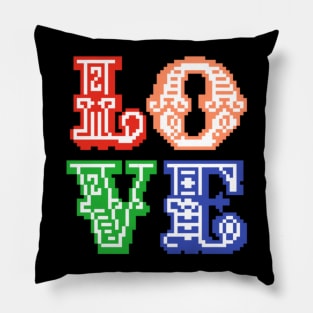 Pixel Perfect Love Pillow